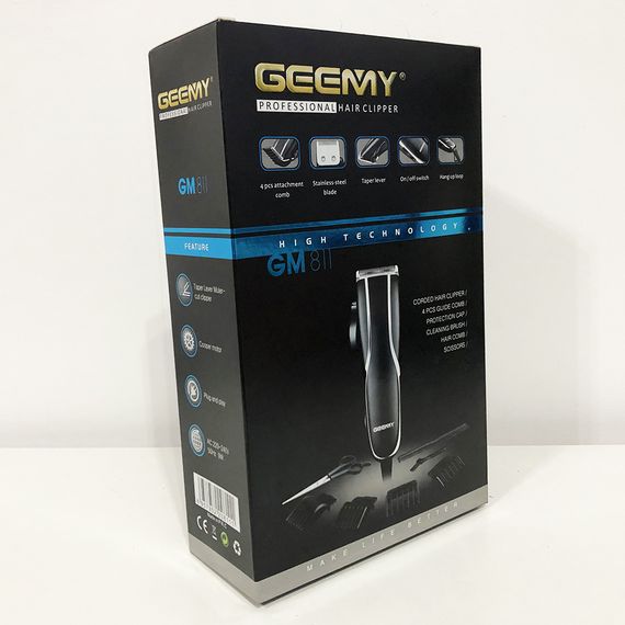 Машинка для стрижки для дому GEMEI GM-811, Професійна електробритва, Машинка для XO-913 стрижки чоловіча | Зображення 7