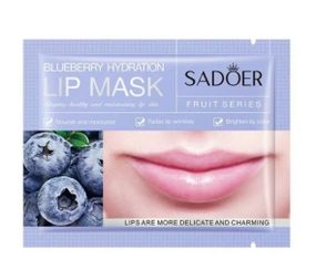 Патчі гідрогелеві для губ з екстрактом чорниці SADOER Blueberry Hydration Lip Mask 8г