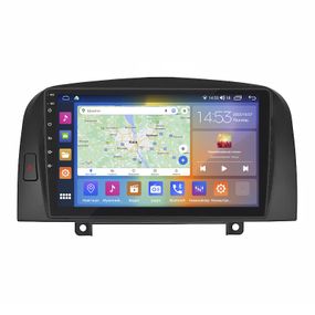 Штатная магнитола Lesko для Hyundai Sonata V (NF) 2004-2010 экран 9" 4/64Gb CarPlay 4G Wi-Fi GPS Prime