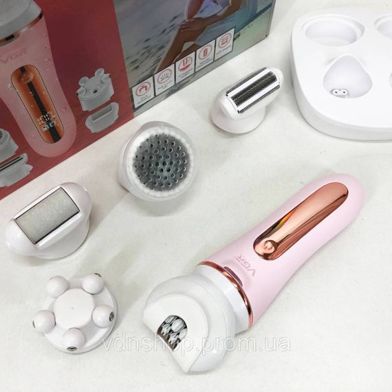 Домашній епілятор для бікіні VGR 5 в 1 V-751, Бездротовий багатофункціональний жіночий епілятор IC-93 | Зображення 1