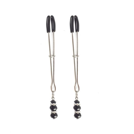Затискач для сосків Art of Sex - Nipple Clamps Lovely Black | Зображення 1