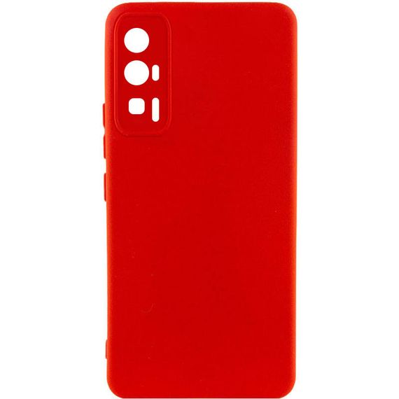 Чехол Silicone Cover Lakshmi Full Camera (A) для Xiaomi Poco F5 Pro Full camera, Бордовий/Marsala Full camera, Червоний / Red