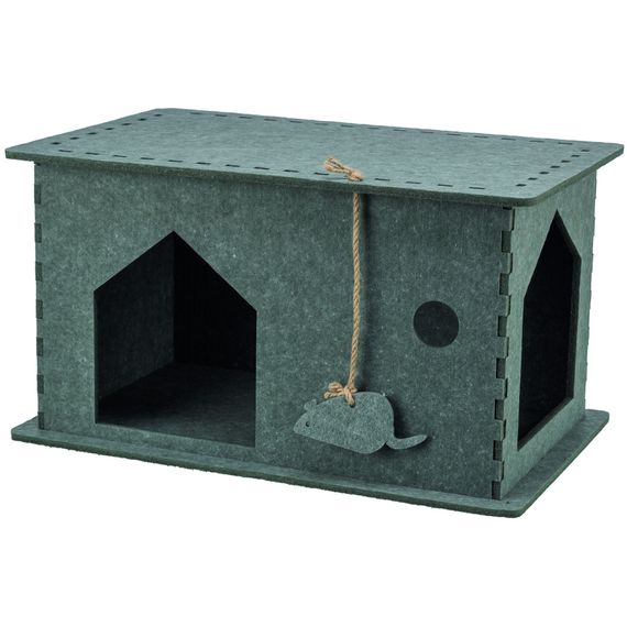 Будиночок Trixie Lene для котів фетр 54х30х35 см сірий