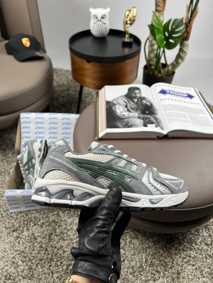 Мужские кроссовки ASICS Gel-Kahana 14 Grey Silver Green весна / лето / осень A3806 42 26,5 | Зображення 4