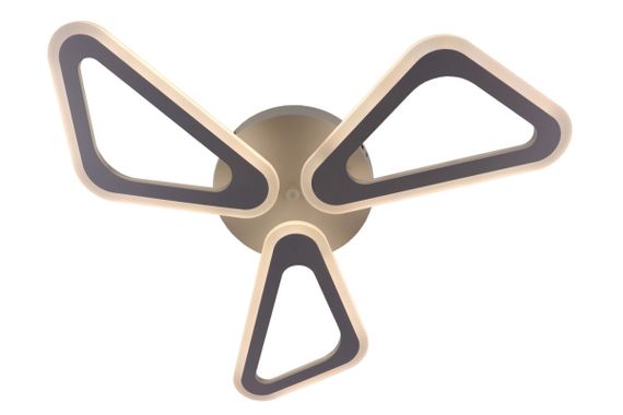 Люстра світлодіодна стельова LED світильник для квартири на стелю лед з пультом 25637 Білий 8х57х57 см. | Зображення 5