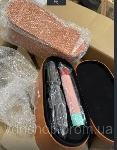 Професійний стайлер для волосся 5 в 1, керамічне покриття, іонізація повітря, багатофункціональний фен, випрямляч, об'ємний | Зображення 6