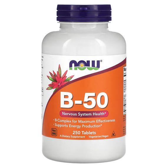 Витамины NOW B-50  250 TAB