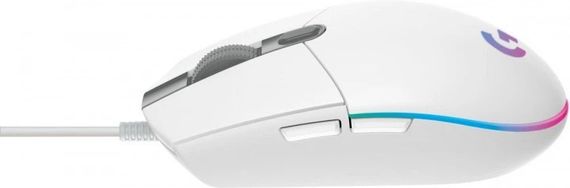 Мышь компьютерная безпроводная Logitech G102 Lightsync USB White L910-005824 белая | Зображення 3