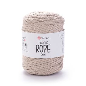 Пряжа YarnArt Macrame Rope 5 мм 753 бавовняний шнур для макраме, панно та кашпо