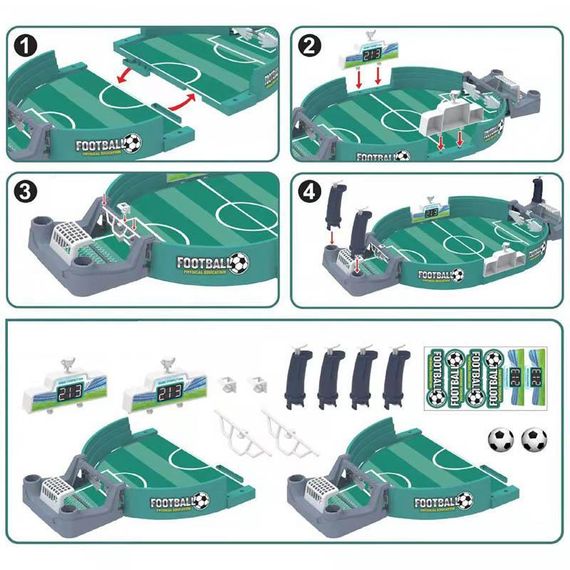 Настільний футбол Ummi 2021-1 Fun Sports Competition (2 balls) Green | Зображення 6