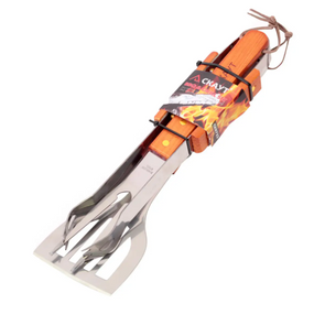 Набір інструментів для гриля (лопатка, виделка, щипці) 0722 Скаут