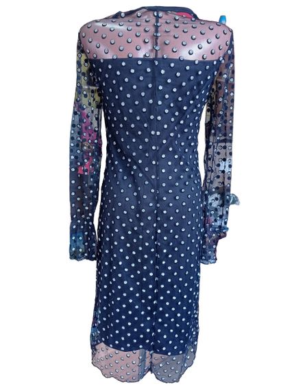 Сукня з сіткою зверху М&M чорний (213867) | Зображення 1