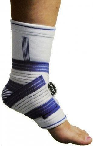Бандаж на гомілкостоп Power System PS-6009 Ankle Support Pro Blue/White (1шт.) L/XL | Зображення 5