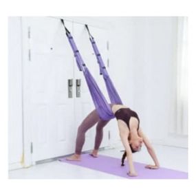 Гамак для йоги Air Yoga rope Фіолетовий