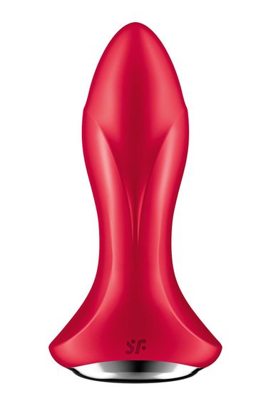 Анальна смарт-вібропробка із перлинним масажем Satisfyer Rotator Plug 1+ Red | Зображення 3