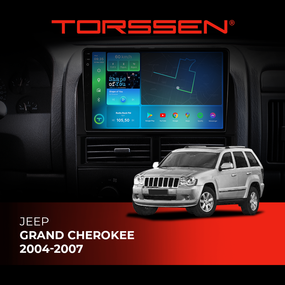 Штатна магнітола Torssen 2K Jeep Grand Cherokee 04-07 F98256 4G Carplay DSP