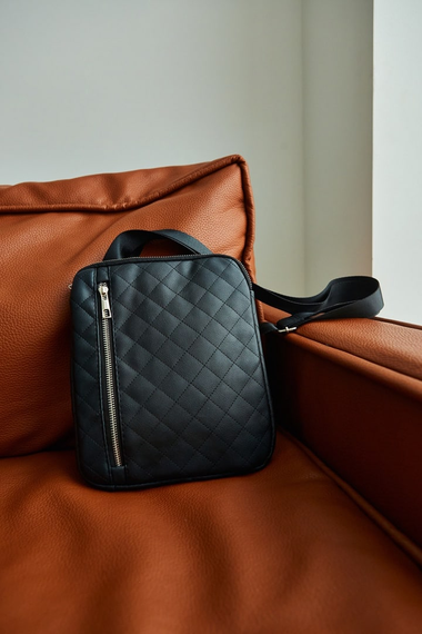 Барсетка Ромбик чорний