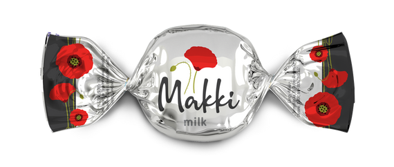 Цукерка Makki milk Chocco Via вагова 2000г (213946)