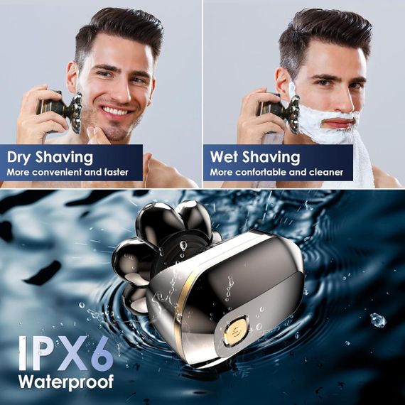 Бритва електрична, водонепроникний чоловічий набір для догляду, SOPPY, електробритва | Зображення 3