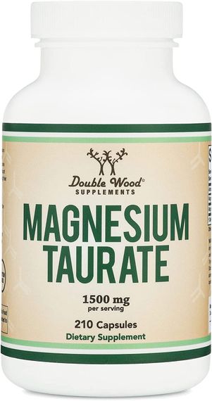 Таурат магнію Double Wood Magnesium Taurate 1500 mg 210 capsules