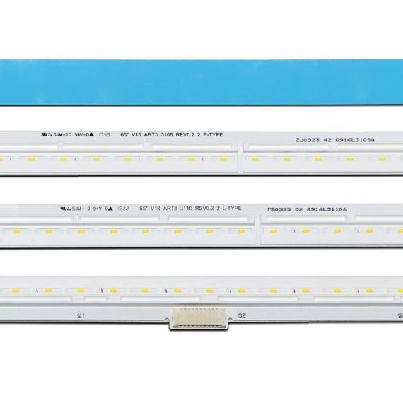 LED підсвітка LG TV 65" AGM76229301 AGF80320001 6316L-3108A 6316L-3110A  LC650EQG-FML 1 шт | Зображення 1
