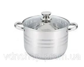 Каструля Unique UN-5008 із прозорою кришкою 7 л