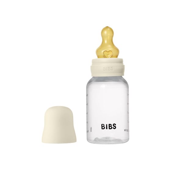 Дитяча пляшечка BIBS Baby Bottle Round Latex 150 мл повільний потік