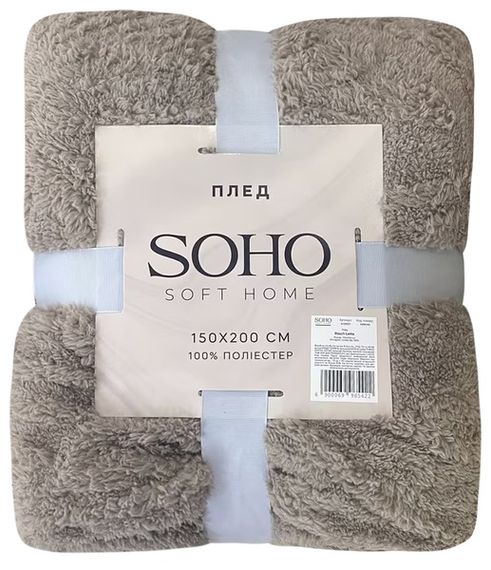 Плед Soho 150х200 см Rasch Latte