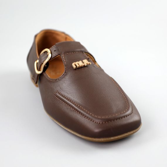 Туфлі жіночі шкіряні 591366 Коричневі 36 37 38 39 40 41 | Зображення 1