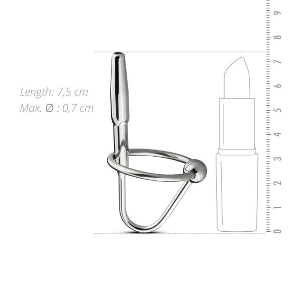 Уретральний стимулятор Sinner Gear Unbendable – Sperm Stopper Hollow Ring, 1 кільце Sex Aura | Зображення 3