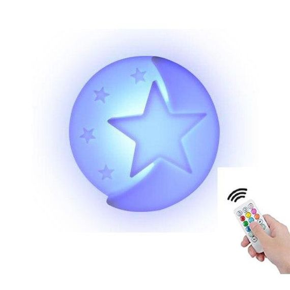 Дитячий силіконовий нічник "Нічне небо" з пультом 3DTOYSLAMP