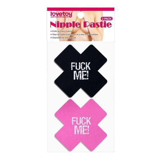 Пестисы - Fuck Me Cross Pattern Nipple Pasties (2 пари) sexstyle