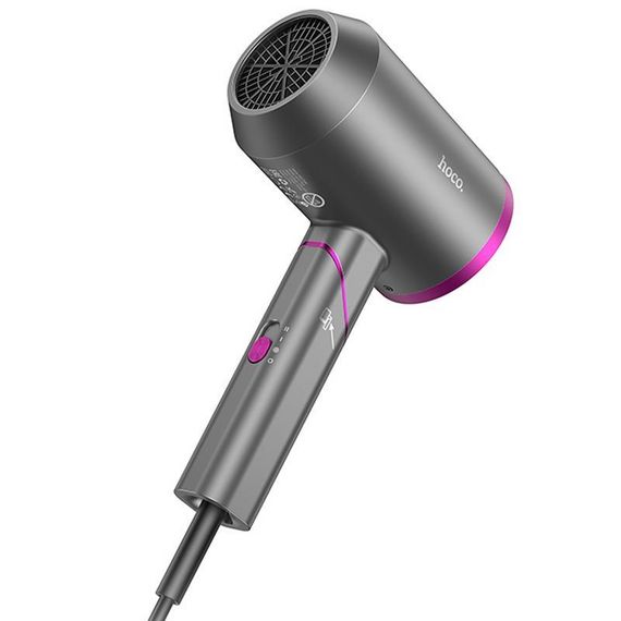 Фен для волосся Hoco HP13 Plus Hot and cold air (1600W) Rose Red | Зображення 4