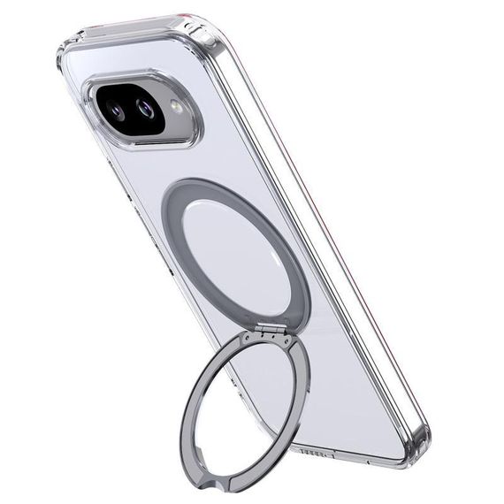 Чехол TPU+PC Aura Fold для Google Pixel 9a Transparent | Зображення 2