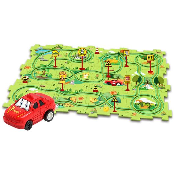 Розвиваюча іграшка-пазл SHT 1103B Forest Park (25pcs) Green