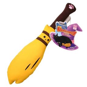 Іграшка для котів CattyMan Kick Toy Broom, 33 см