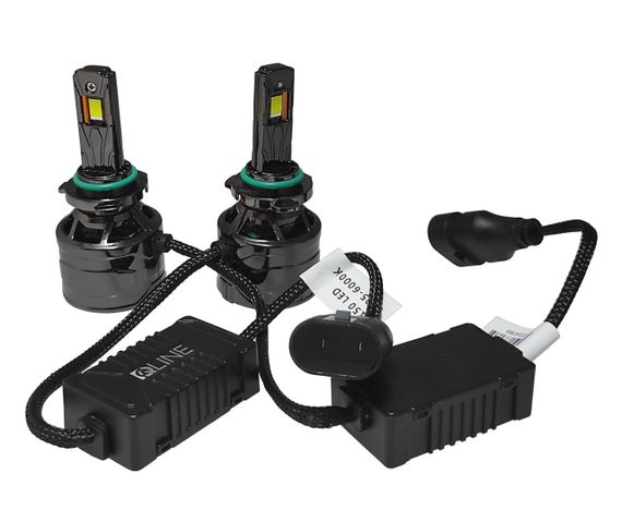 Комплект світлодіодних ламп Qline WD High Power HB3 (P20d) 180W 14000Lm 6000K 12V | Зображення 1
