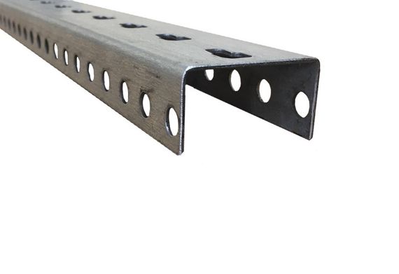 Профиль 1.5-2000мм П-образный 47х26мм перфорированный оцинкованный Ny95505649 | Зображення 1