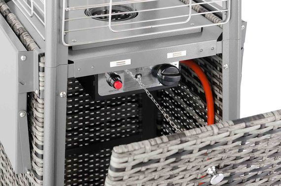 Газовий обігрівач Pyramid Grey Rattan GRILLI 777419 Код: 012837 | Зображення 9