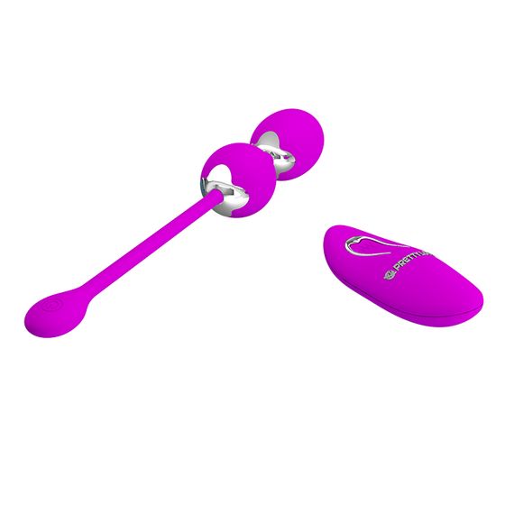Вагінальні віброкульки - Pretty Love Willie Vibrating Kegel Balls Purple | Зображення 2