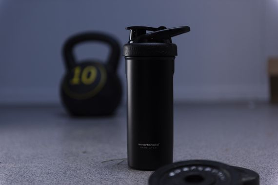 Шейкер спортивний SmartShake металевий Insulated Steel 750ml Black | Зображення 6