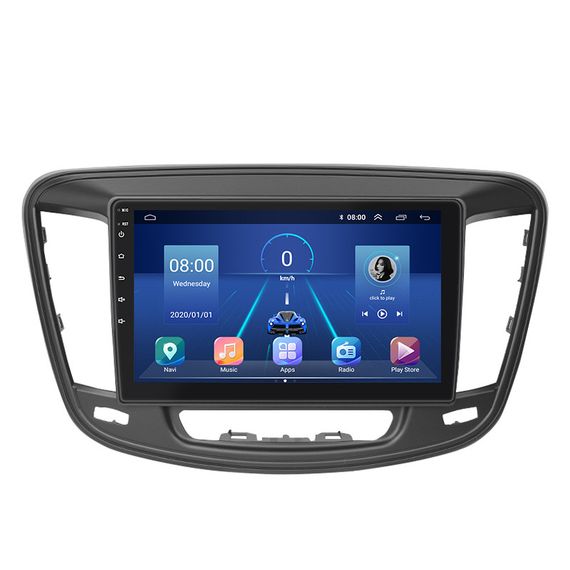 Штатна магнітола Lesko для Chrysler 200 II 2014-2017 9" 4/64Gb 4G Wi-Fi GPS Top (12365-75278)