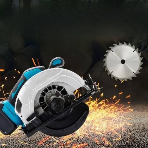 Пила акумуляторна циркулярна 10800 об/хв 48V KRAFFTEC Чорна