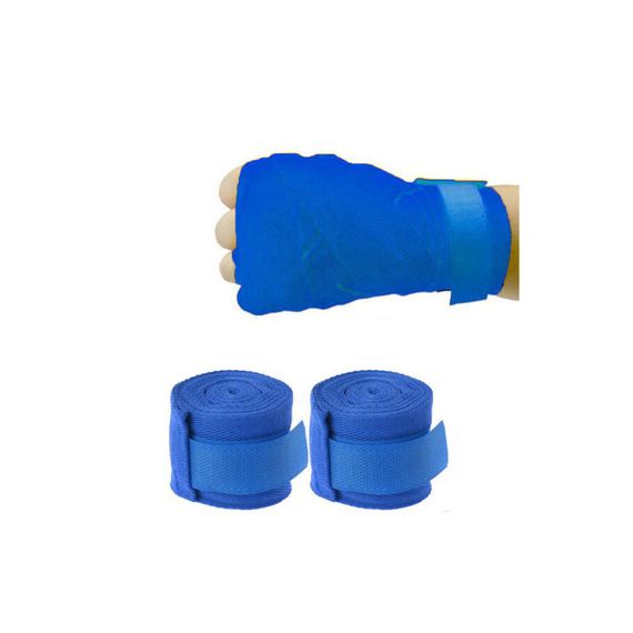 Боксерские бинты Hard BOX-HT1BL 3м синие | Зображення 1