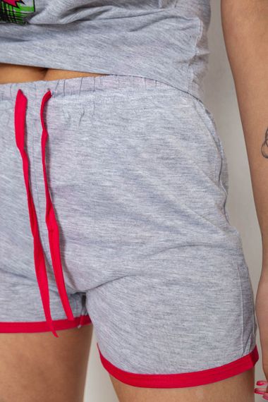 Пижама женская с принтом  -уценка, цвет серо-малиновый, 238RB40-U-7 | Зображення 5