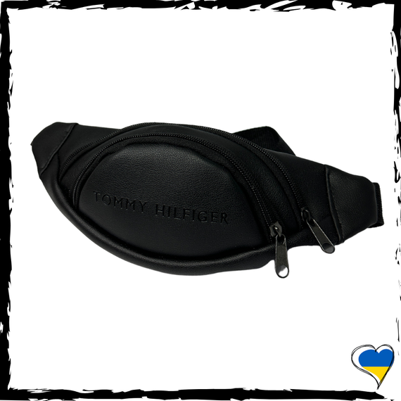 Бананка Tommy Hilfiger з екошкіри. Сумка поясна. Сумка через плече TH