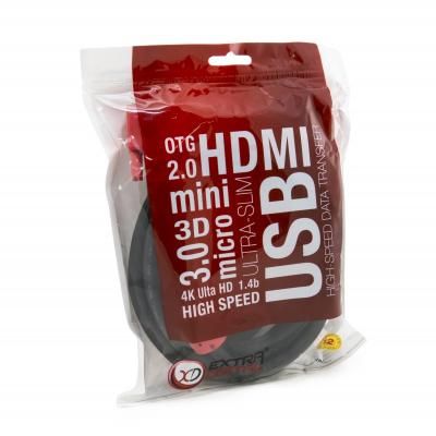 Кабель мультимедийный VGA M to VGA M 3.0m Extradigital (KBV1637) | Зображення 3