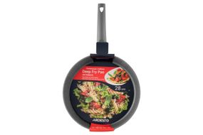 Сковорода ARDESTO глибока Gemini Gourmet Apulia, 28см, алюміній, сірий (AR1928GDS)