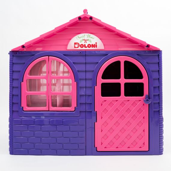 Детский игровой Домик со шторками 02550/10 пластиковый | Зображення 7