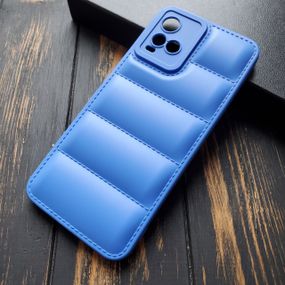 Чохол силіконовий Down Jacket для Vivo Y33s колір Синій